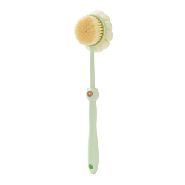 X3 Long Handle Soft Bath Body Brush Back Exfoliating Scrubber For Shower Massage