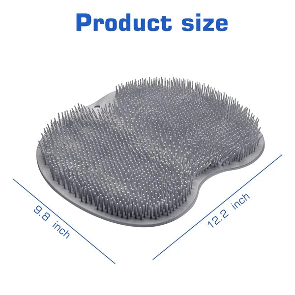 Shower Foot Scrubber Mat Back Washer Exfoliating Bath Wash Pad Wall Mounted