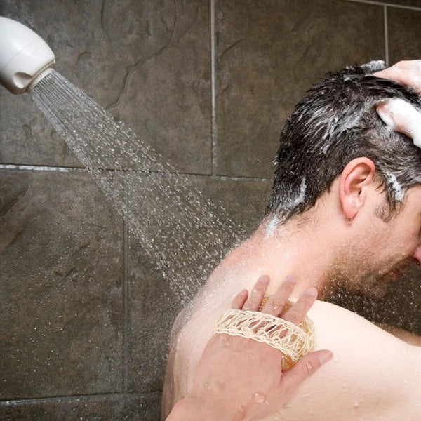 2 Pcs Sisal Bath Brush Man Mother Body Scrubber Shower Balls Dry