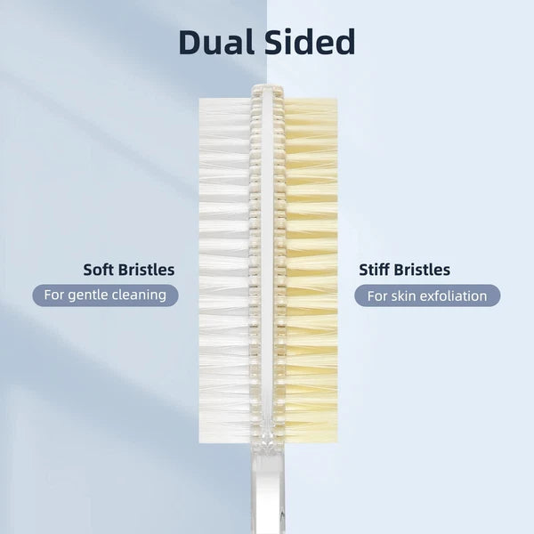 Shower Brush Long Handle Bath Brush Back Scrubber With Natural Soft And Stiff