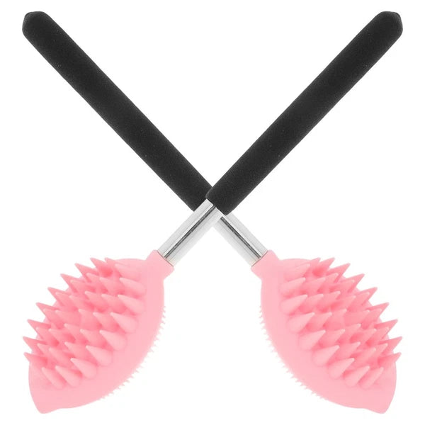 2 Pcs Bath Brush Child Back for Shower Long Handle Body Scrubber