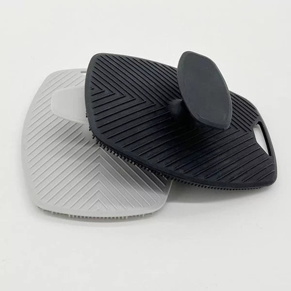 Mens Silicone Body Scrubber Shower Cleansing Brush Exfoliating Deep Clean Tool