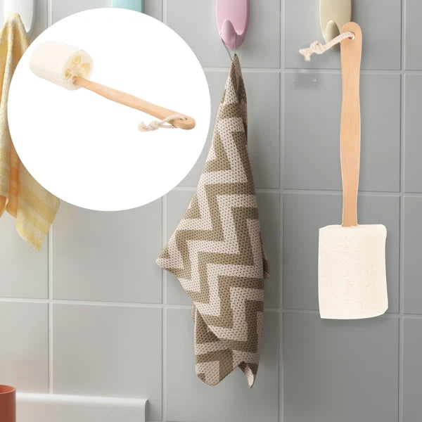 Loofah Shower Brush Body Cleaning Scrubber Exfoliator Handheld Cleansing Skin