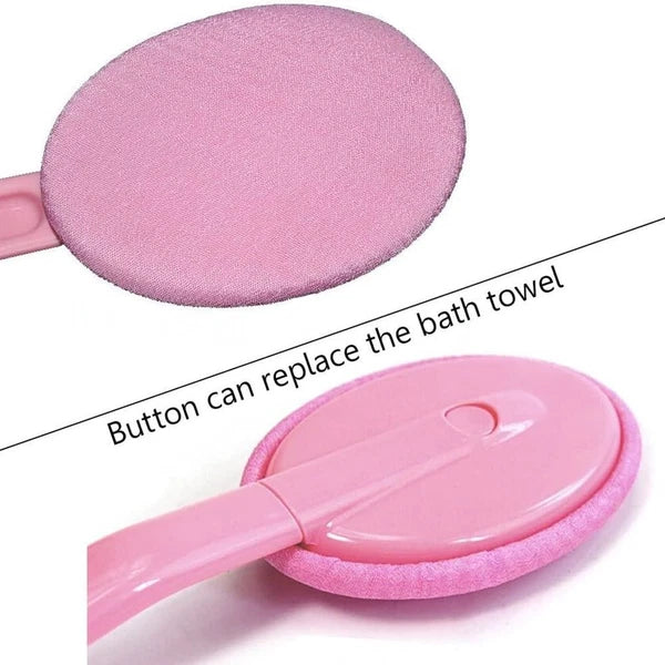 Long Handle Shower Body Scrubber Body Lotion Applicator  Moisturizer