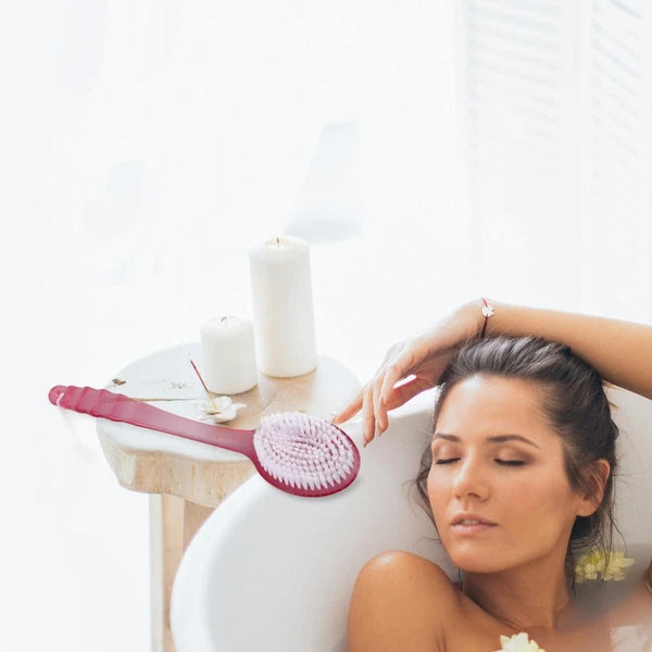 3 Pcs Bath Brush Multi-functional Exfoliating Back Scratcher Scrub