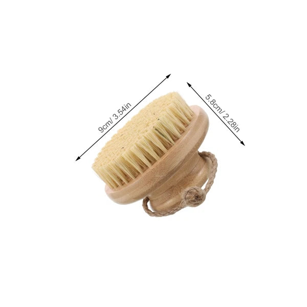 Dry Brushing Body Exfoliating Brush - Exfoliating Bath Scrubber Brush with
