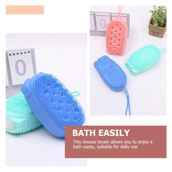 4 Pcs Scrub Brush Man Shower Scrubber for Body Bath Scrubbers Brushes