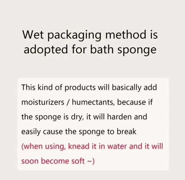 Pink Soft Painless Sponge Body Scrubber Baby Adults Bath Exfoliating Scrub Skin