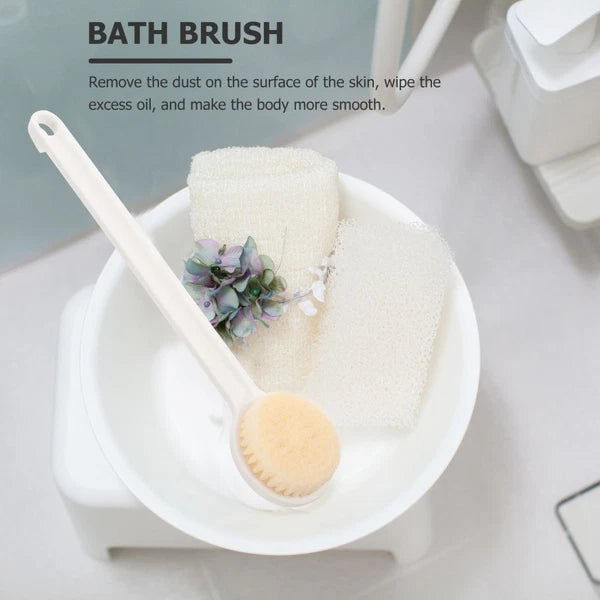 Back Scrubbing Brush Bath Brushes Long Handles for Elderly Shower