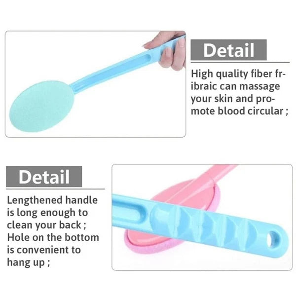Long Handle Shower Body Scrubber Body Lotion Applicator  Moisturizer