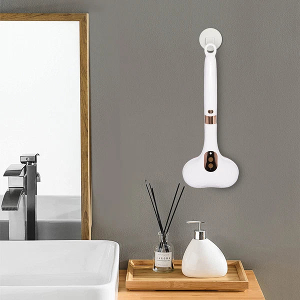 Double Head Electric Bath Brush Body Shower Brush Long Handle Back Massage Clean