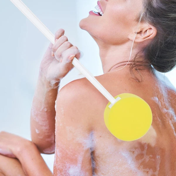 2pcs Shower Cleaning Long Handle Bath Bath Tools Bathing Supplies