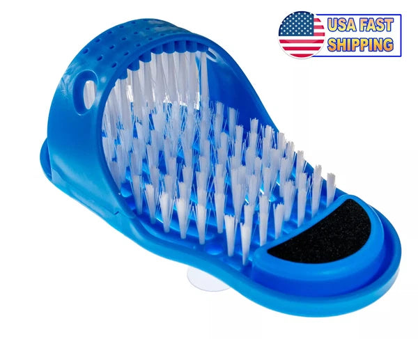 Shower Foot Scrubber Cleaner Sandal Suction Cup Massager Scrubs & Brushes Pumice