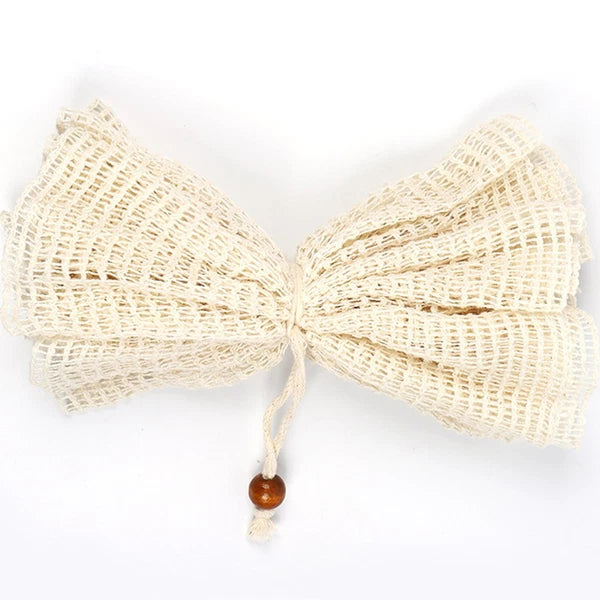 Bath Flower Towel Back Scrubber for Shower Exfoliating Balls Mesh