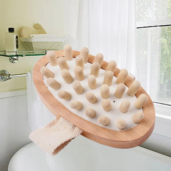 Massager Bath Brush Bathroom Scrubber Shower for Body Exfoliating