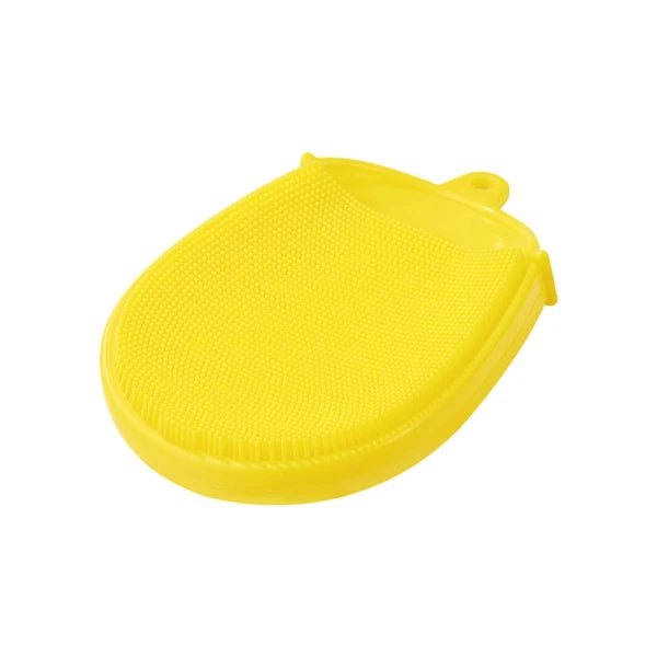 Loofah Back Scrubber Body Exfoliator Brush Yellow Glove Bath Brush
