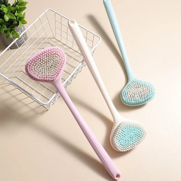 Long Handle Bath Massage Brush Scrubber Bathroom Organizer Miss