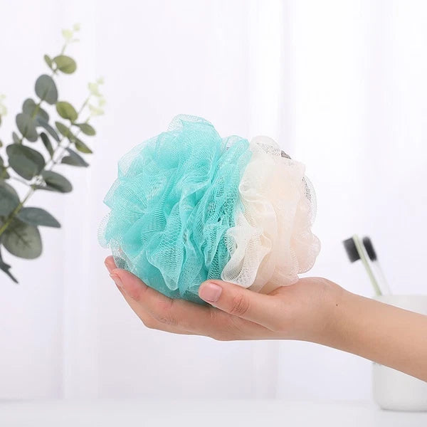 3x Shower Loofah Bath Sponge 70g/pcs Exfoliating Mesh Ball Shower Puff