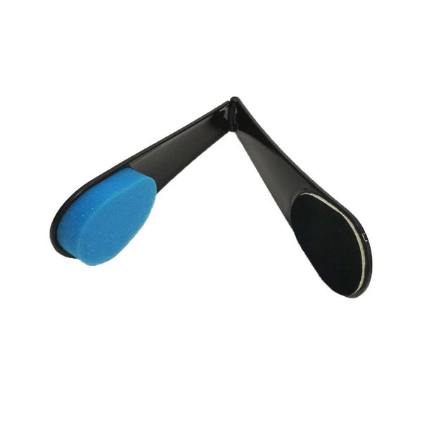 Foldable Sponge Back Applicator Long Handle Bathing Tool Bath Scrubber  Travel