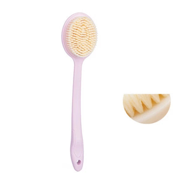 2PCS Plastic Long Handle Bath Scrubber Nylon Back Brush Simple Body Massage