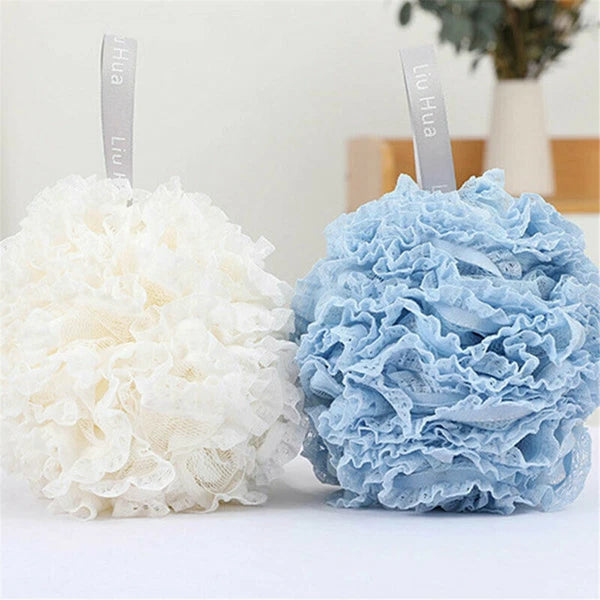 Exfoliating Large Body Scrubber Sponge Flower Brush Puff Bath Loofah Mesh Shower