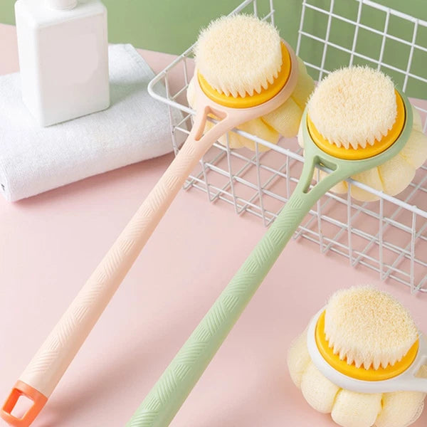 Bath Brush Back Cleaning Scrubber Shower Exfoliating with Handles for Body