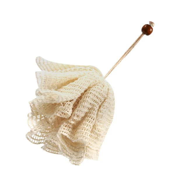 Bath Flower Towel Back Scrubber for Shower Exfoliating Balls Mesh