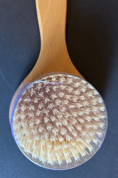 Bath & Body Works Wooden Handle Exfoliating Soft Bristle Dry Brush New Sealed