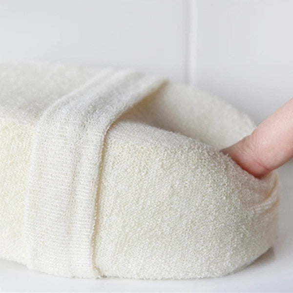 3 Pcs Loofah Bath Towel Shower Sponge Exfoliating Back Scrubber Brush