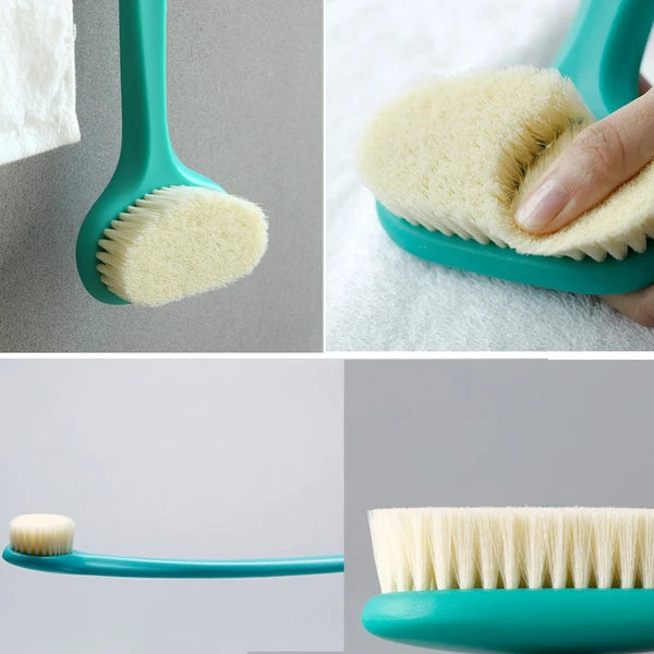 Long Handle Bath Brush Exfoliating Back Scrubber for Shower Baby Body