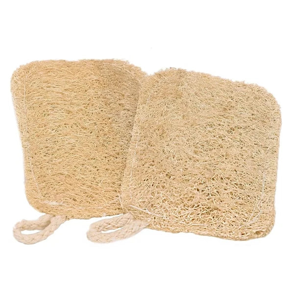 5pcs Natural Loofah Sponge Exfoliating Body Scrubber Shower Bath Spa Dishes Wash