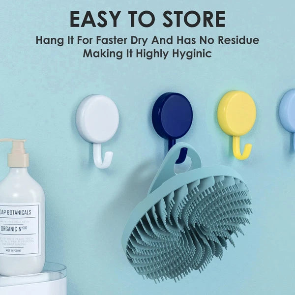 Foodgrade Silicone Body Scrubber Bath Shower Cleansing Brush Gentle Exfoliating