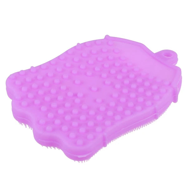 Silicone Hair Shampoo Baby Newborn Kids Shower Brush Bath Scrubber