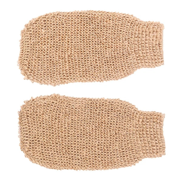 2Pcs Exfoliating Body Brush Glove Bath Scrubber for Smooth Skin
