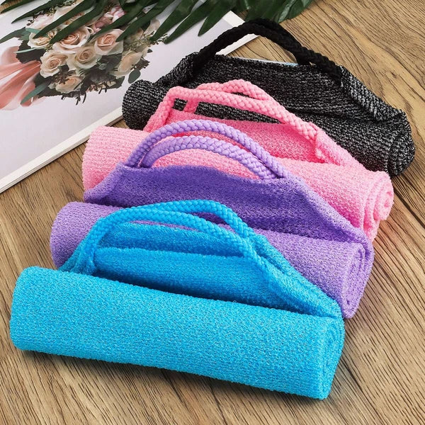Bath Towel Shower Back Scrubber Skin Exfoliating Body Brush Washing Cloth Strip