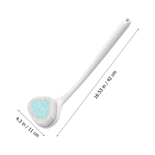 Long Handle Bath Massage Brush Scrubber Bathroom Organizer Miss