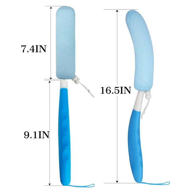 Long Handled Shower Brush Nonslip Long Handle Bath Brush Back Body Brush Gentle