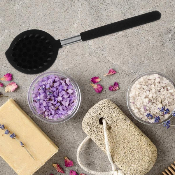 Silicone Bath Brush Skin Exfoliating Back Scrubbing Shower Man Massaging