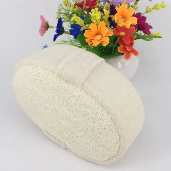 3 Pcs Loofah Bath Towel Shower Sponge Exfoliating Back Scrubber Brush