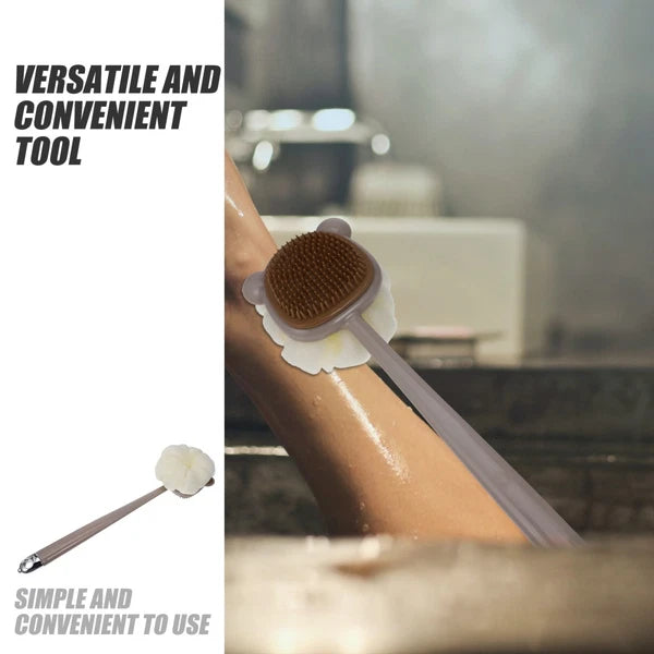 Scrub Brush Shower Exfoliator Exfoliating Back Scrubber for Bath