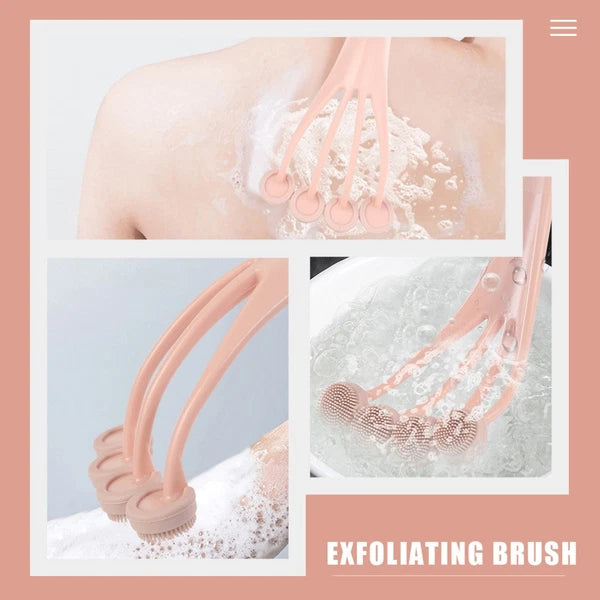 Bath Brush Man Women's Body Shower Exfoliating Back Scrubber for