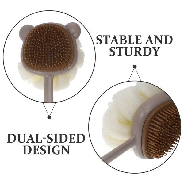 Scrub Brush Shower Exfoliator Exfoliating Back Scrubber for Bath