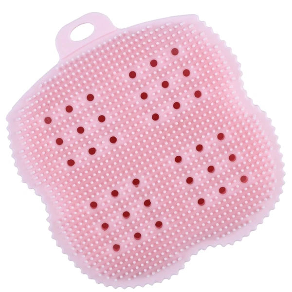 Exfoliating Towel Bath Scrubber for Cleaning Baby Back Shower Brush