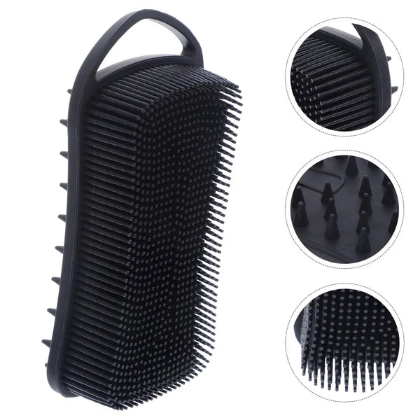 Bath Brush Man Travel Shower for Cleaning Silicone Scrubber Body