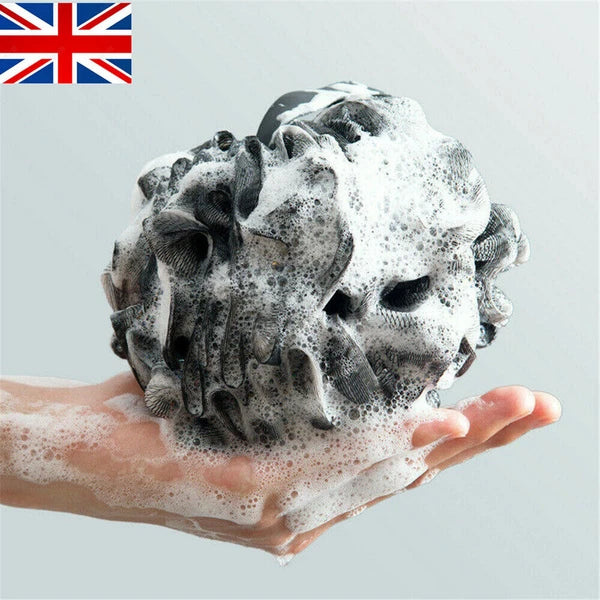 Shower Body Brush Ball Large Scrubber Sponge Exfoliating Puff Bath Mesh Ball`