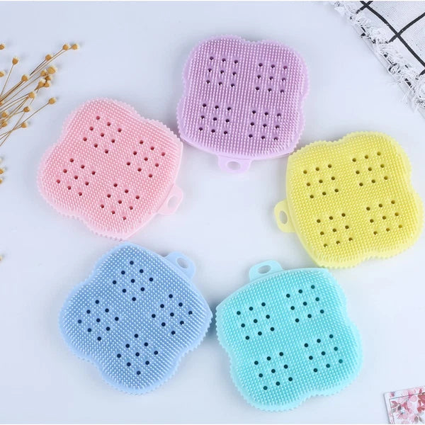 Exfoliating Towel Bath Scrubber for Cleaning Baby Back Shower Brush