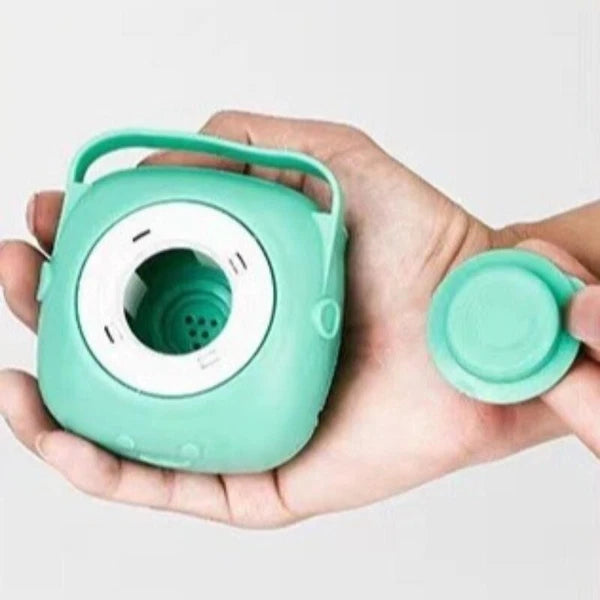 Pet Bath Brush, Silicone Pet Bath Massage Brush, Shampoo Dispenser Shower Brush