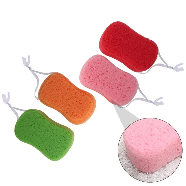 4Pcs Bath Sponges Bath Scrubbers Bathing Accessories (Random Color) bath brush