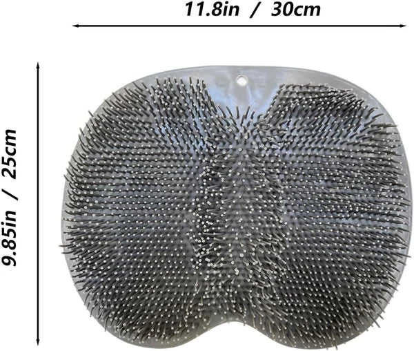 Silicone Foot Back Scrubber Exfoliating Massager Pad Cleaning Mat Bath Shower