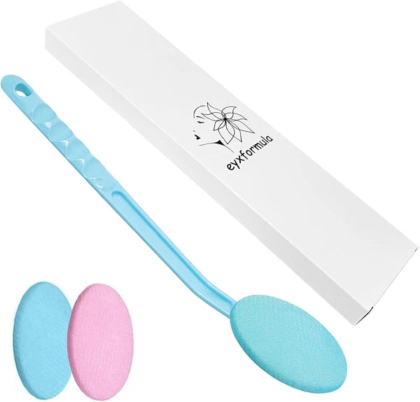 Easy Lotion Applicator, Back Rubs Massager Bath Brush, Extra Long Handle, Easily